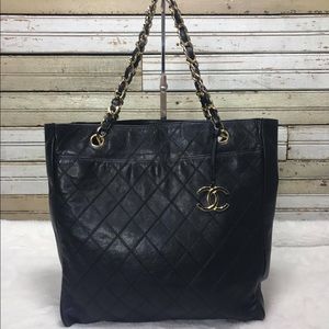 Chanel lambskin tote